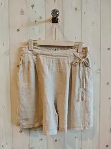 100% linen shorts