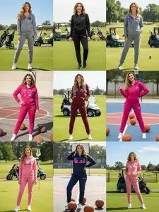 Ternos esportivos casuais femininos