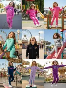 Terno esportivo casual para meninas