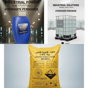 Caustic Soda/Hydrogen Peroxide/Chlorine Gas 