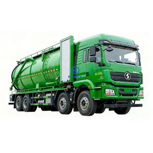 Caminhão de sucção fecal 8x4 com plataforma elevatória -...