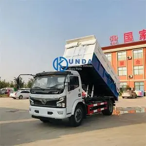 Caminhão basculante Dongfeng 4x2 de 5CBM, 6CBM e 8CBM