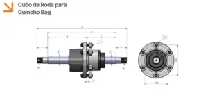 Wheel Hub for Winch Bag
