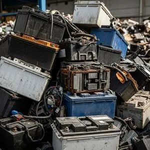 Chatarra de baterías industriales usadas para recuperación de...