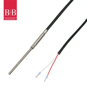 Termómetro de resistencia con aislamiento mineral Pt100 | Ø 3 mm...