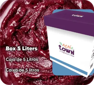 Açaí Sorbet with Guaraná without Added Sugar - 5L Box