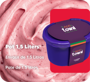 Sorbet de Morango - Pote de 1.5L