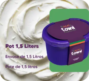 椰子冰沙 - 1.5升容器