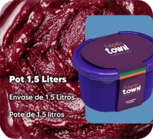 Acai Sorbet with Guarana Sugar-Free - 1.5L Container