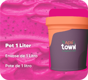 Sorbet de Pitaya com Maracujá - Pote de 1L