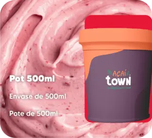 Sorbet de Morango - Pote de 500 ml