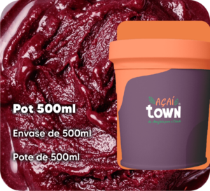 Sorbet de Açaí com Guaraná - 500 ML