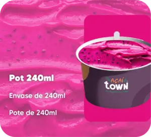 Sorbet de Pitaya com Maracujá - 240 ml