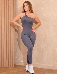 Ribbed Gym Jumpsuit