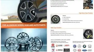 Revestimento em Pó para Rodas de Alumínio e Autopeças | Linha...