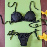 Biquíni cortininha estampado Referência...