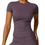 Women's Crew Neck Short Sleeve...