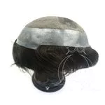 6x9“ middle lace around clear PU toupee...