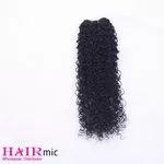 Deep curls of human hair