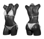 Bikini Cortina Brasileña Con Volantes