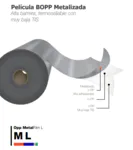 Filme metálico BOPP