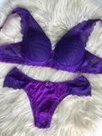 CONJUNTO DE LINGERIE DE MICROFIBRA E...