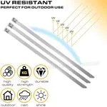 Abraçadeira metálica autotravante de...