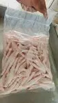fresh chicken feet and paws