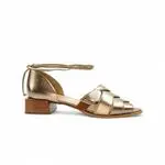 Pointed-toe sandal - SARA - OLD SILVER