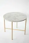 Singular Round Carrara Table