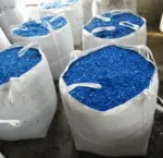 Tambor azul de HDPE Residuos plásticos/...