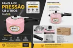 Panela de Pressão Alumínio 4,5 Litros...