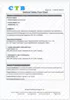 MSDS certificate