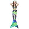 Girl Mermaid Swim Set Bikini Skirt