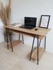 INDUSTRIAL DESK WITH EASELS